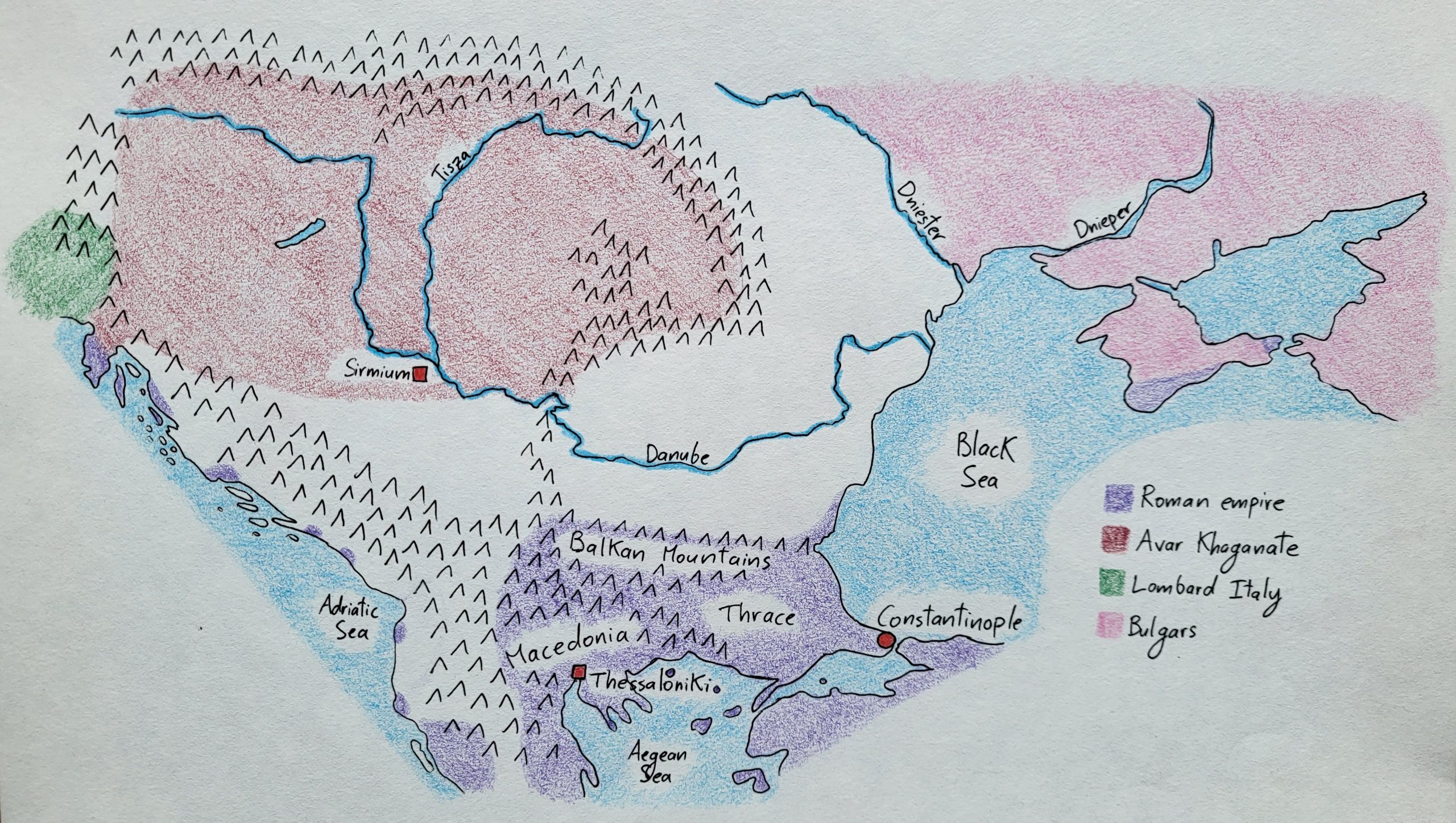 670 CE – The renewed Avar khaganate
