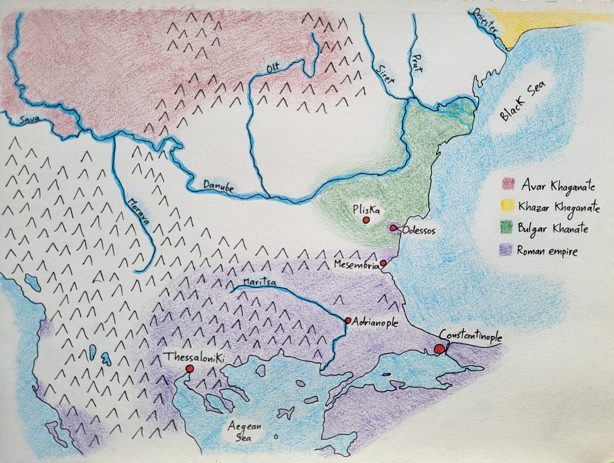 681 CE – The founding of the Bulgar khanate
